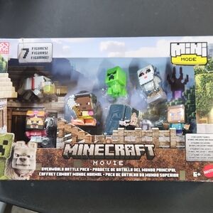 Mattel Minecraft Movie Action Figures Set - Multi-Color